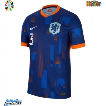 Nederland Matthijs de Ligt #3 Bortedrakt EM 2024 Kortermet